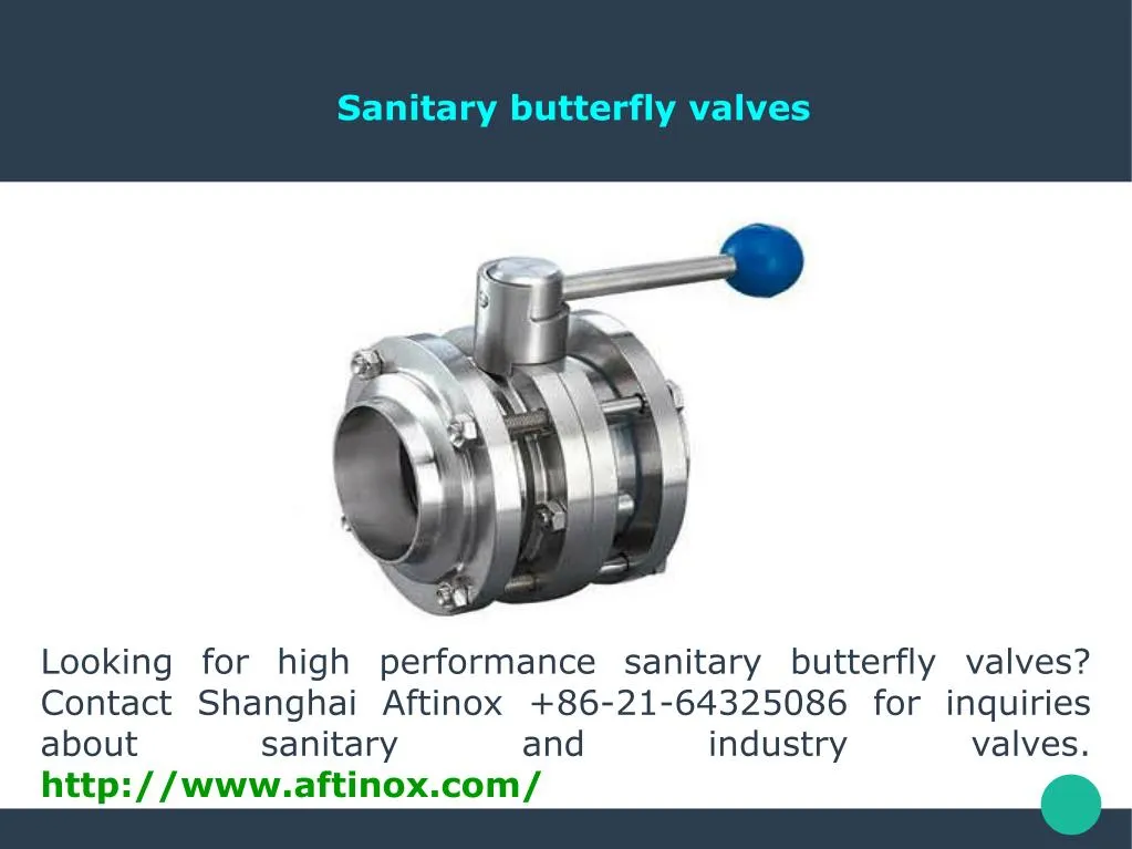 sanitary butterfly valves
