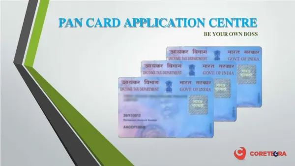 Coretegra Technologies PAN CARD APPLICATION CENTRE IN INDIA