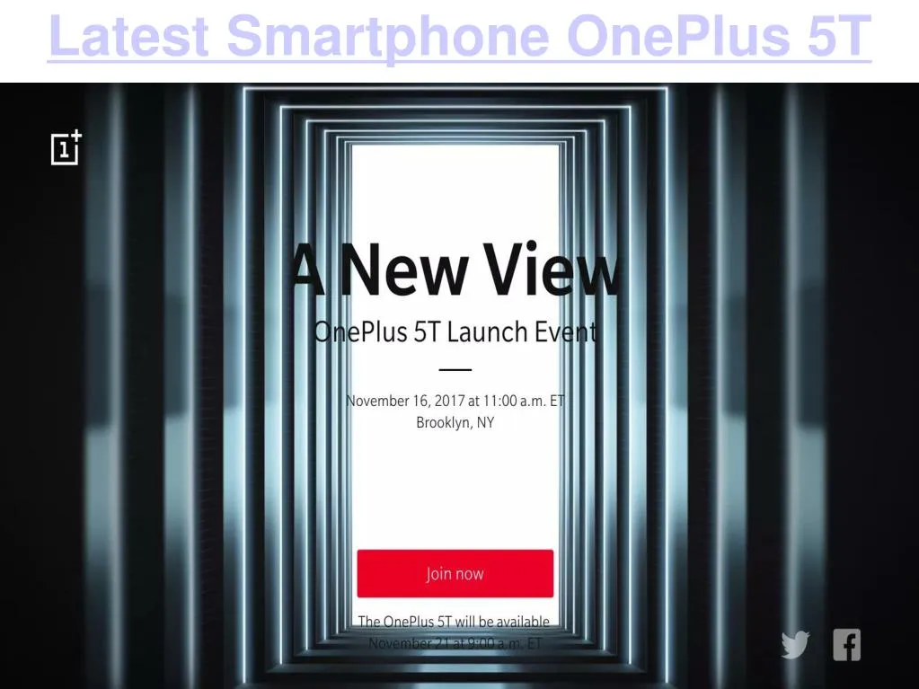 latest smartphone oneplus 5t