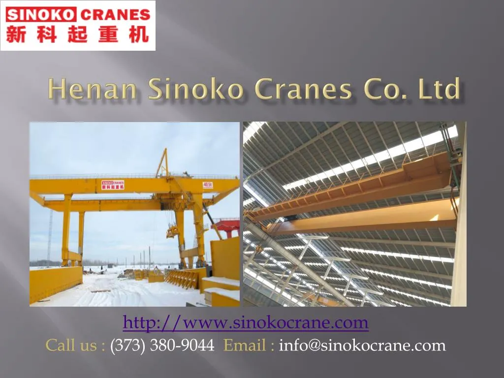 henan s inoko cranes c o ltd