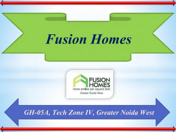 Fusion Homes Greater Noida – Possession, Review, Price list, Floor plan