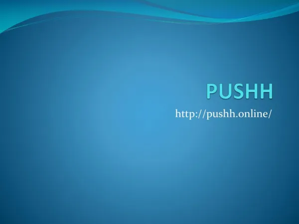 Pushh - Push Notification Service