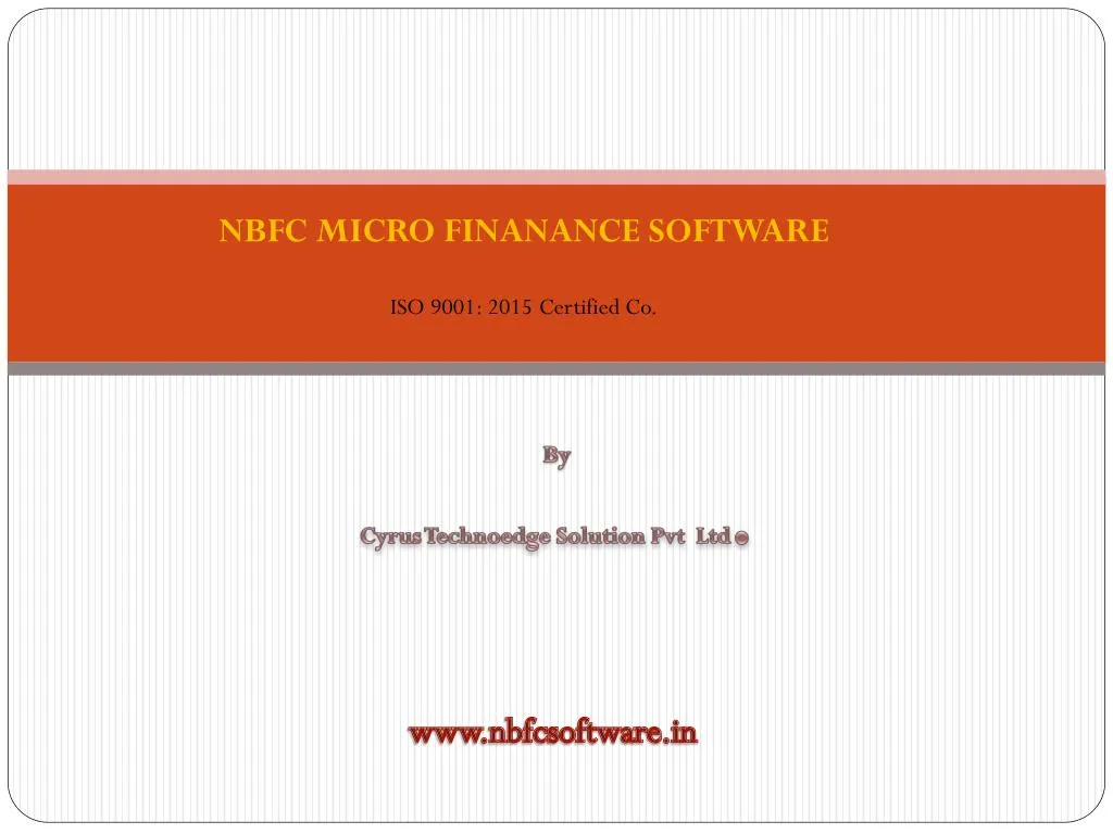 nbfc micro finanance software