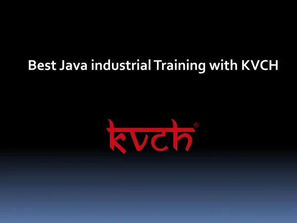 Best training center for java training