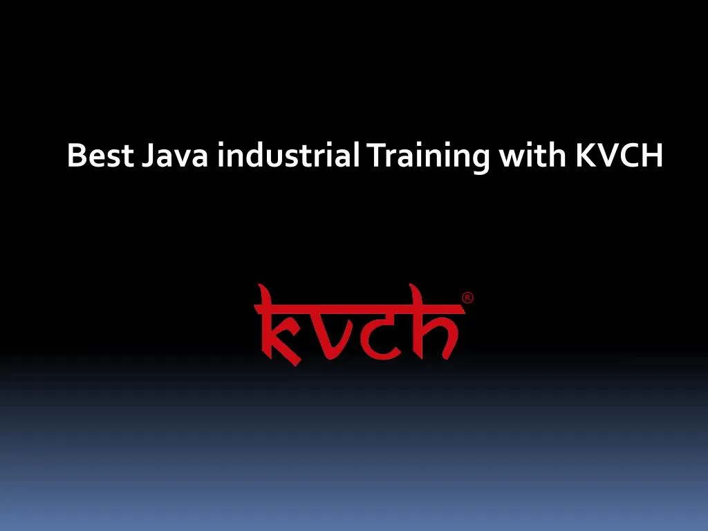 best java industrial training with kvch
