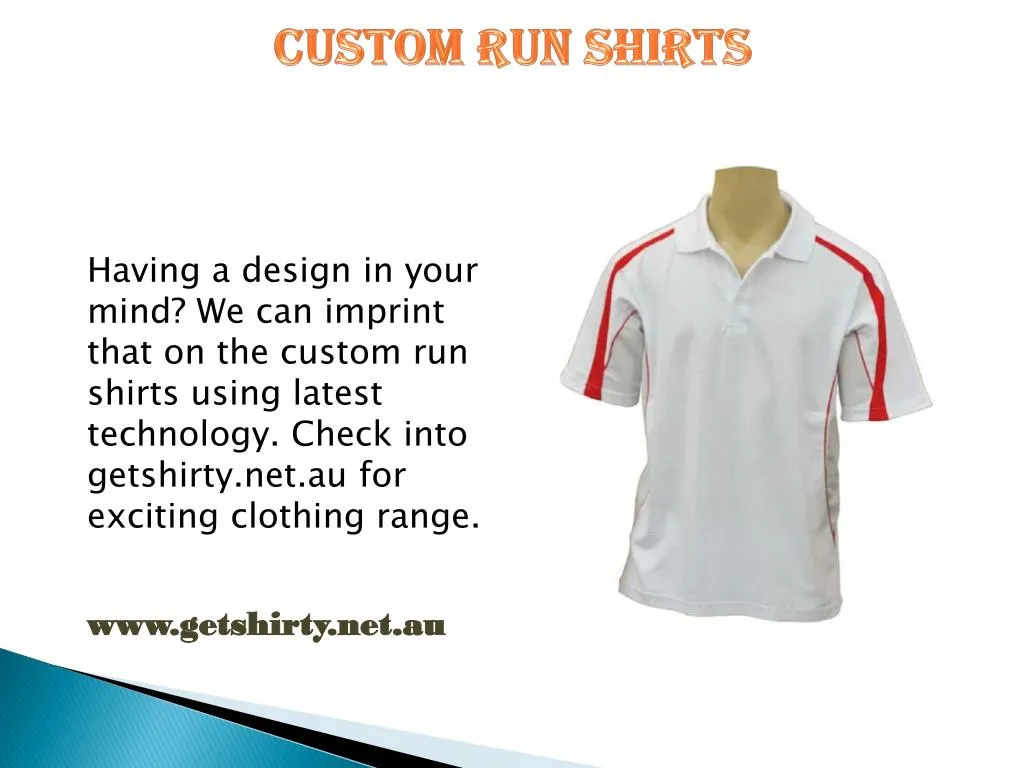 custom run shirts