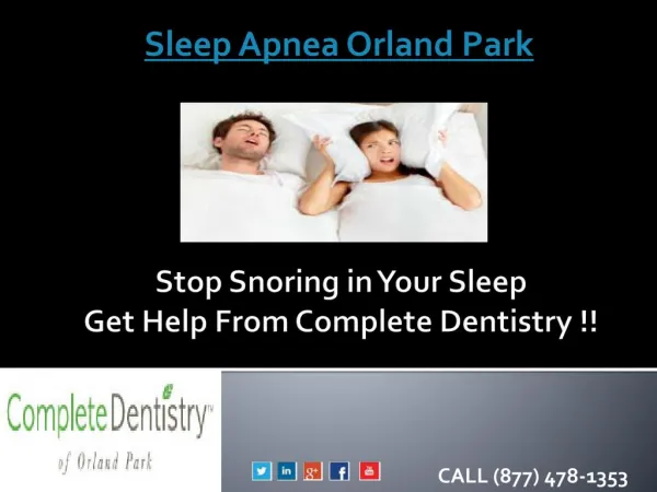 Sleep Apnea Orland Park - Get Healthy Sleep !!