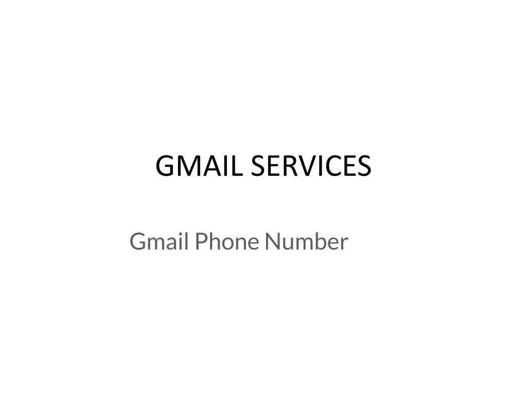 gmail services