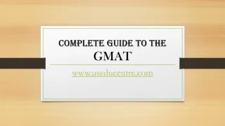 Best GMAT coaching center in Gurgaon - slide 1