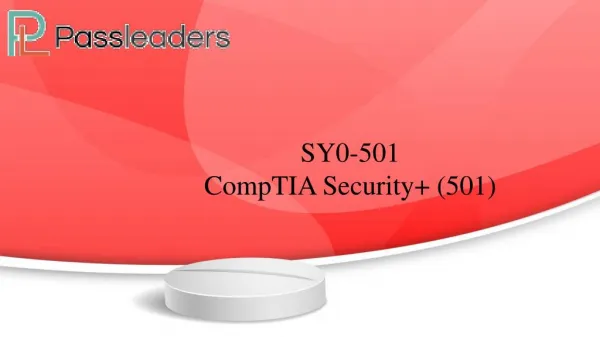 CompTIA Security SY0-501 - SY0-501 Braindumps - SY0-501 Passleaders