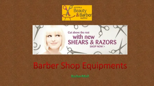 Barber Shop Equipments Store in Florida, USA