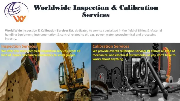 Inspection and Calibration Services UAE