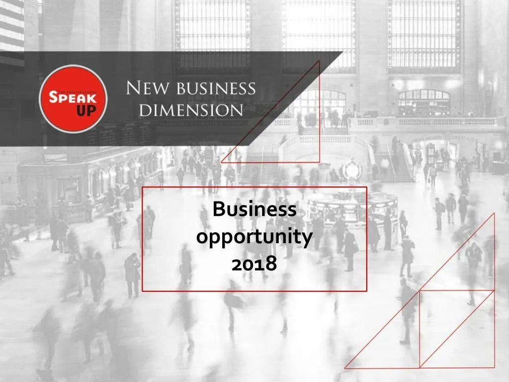 business opportunity 201 8