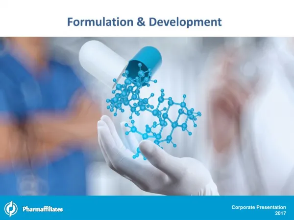 Formulation & Development- Pharmaffiliates