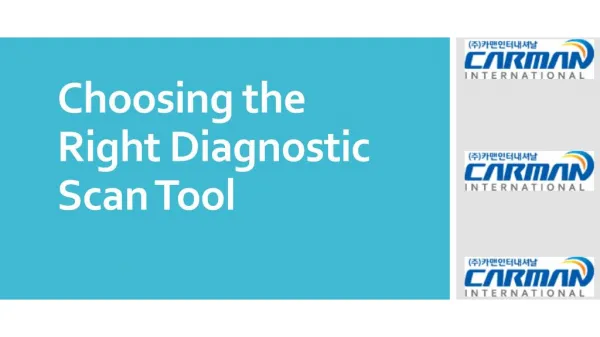 Choosing the Right Diagnostic Scan Tool