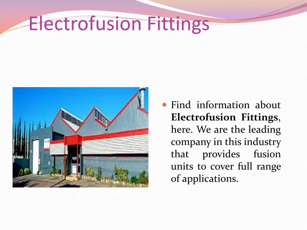 electrofusion fittings