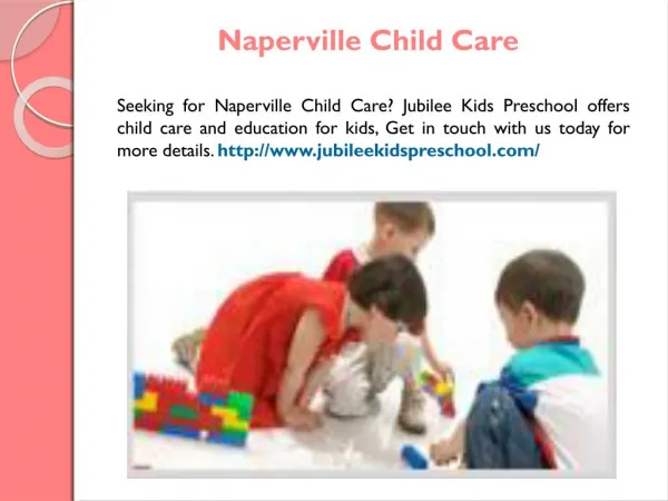 Daycare Center Naperville