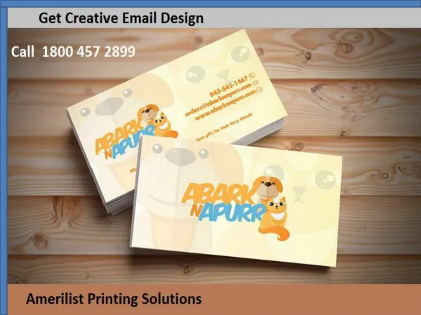 High Quality Business Card Design | Creative Email Design