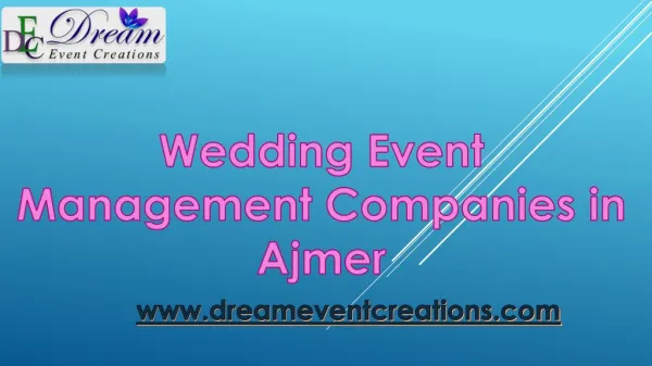 Luxury Event organizer in Ajmer pushkar