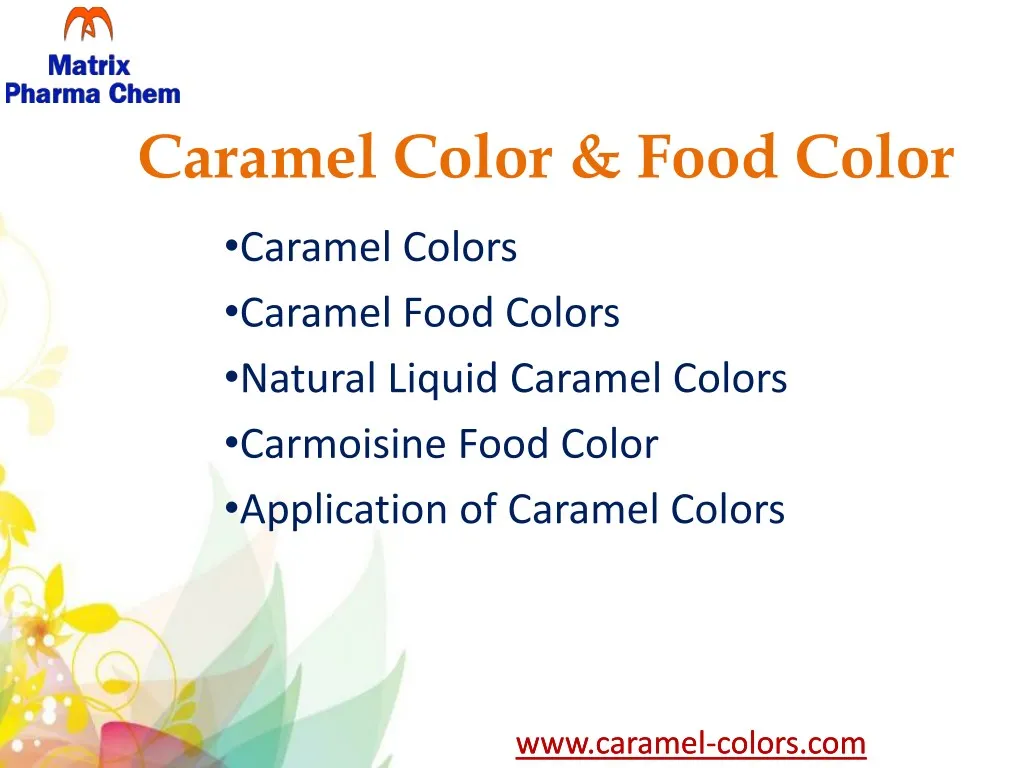 caramel color food color