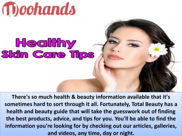 Healthy Beauty and Skin Care