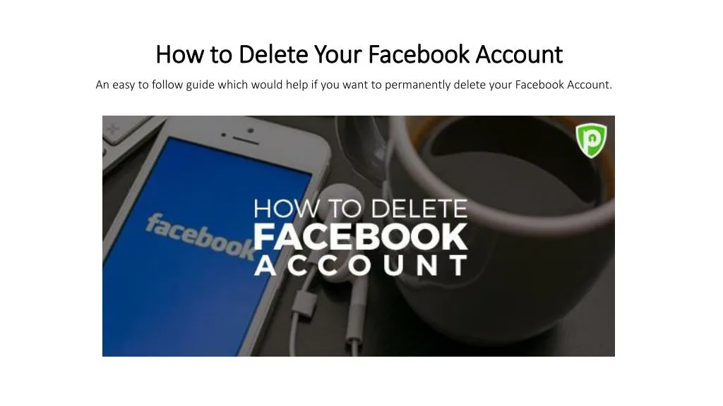 how to delete your facebook account