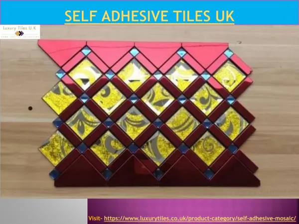 Self Adhesive Tiles UK