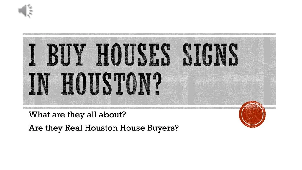 i buy houses signs in houston