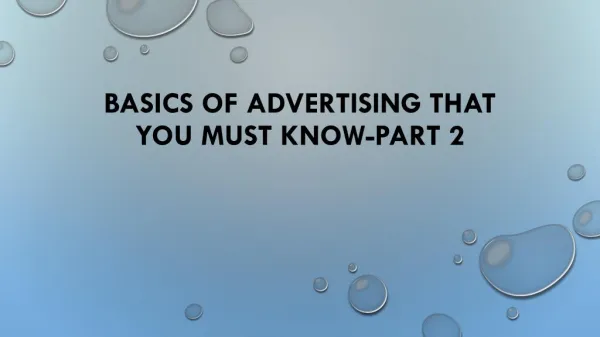 Mobile advertising basics part 2
