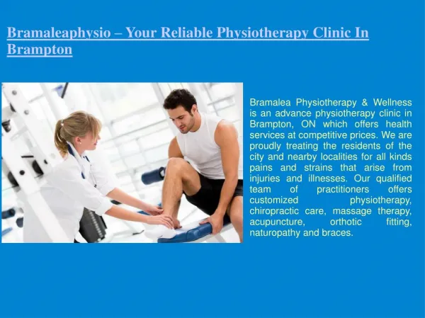 Physiotherapists Brampton