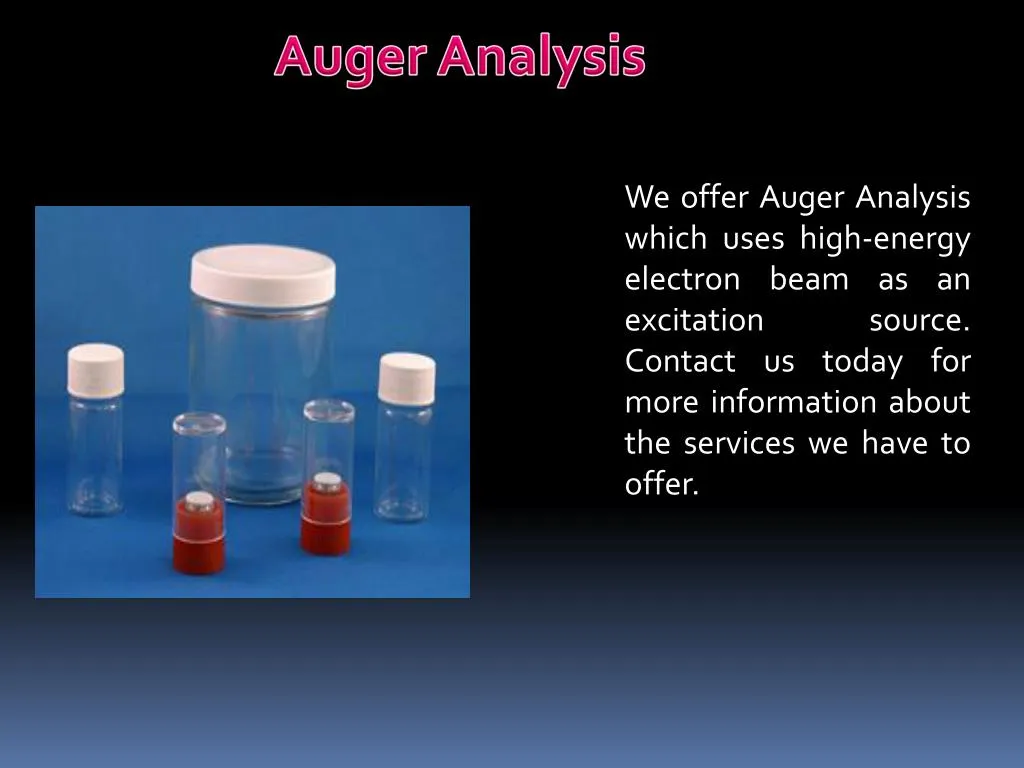 auger analysis