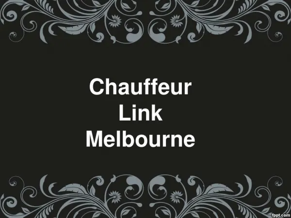 Hire Chauffeured Cars Melbourne