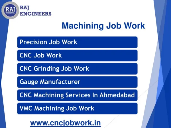 CNC Machining Job Work in India