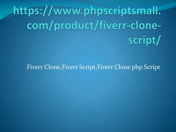 Fiverr Clone,Fiverr Script,Fiverr Clone php Script