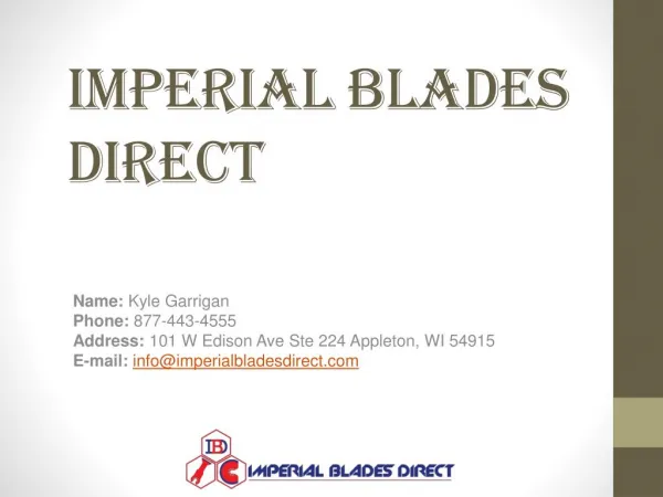 Imperial Blades Direct | Oscillating Multi Tool Saw Blades