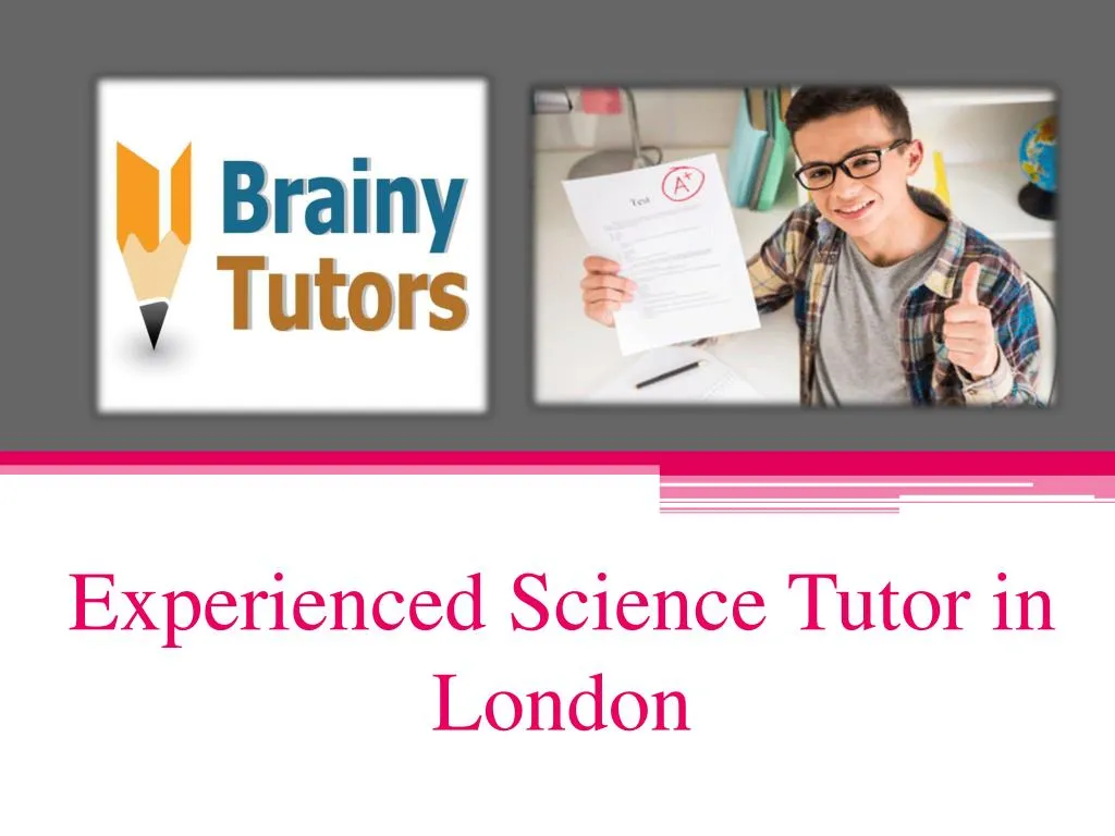 experienced science tutor in london