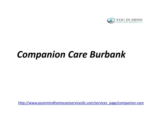companion care burbank ca