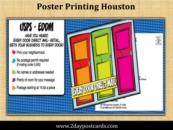 Poster Printing Houston