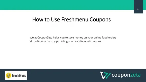 How to Use Freshmenu Coupons Online