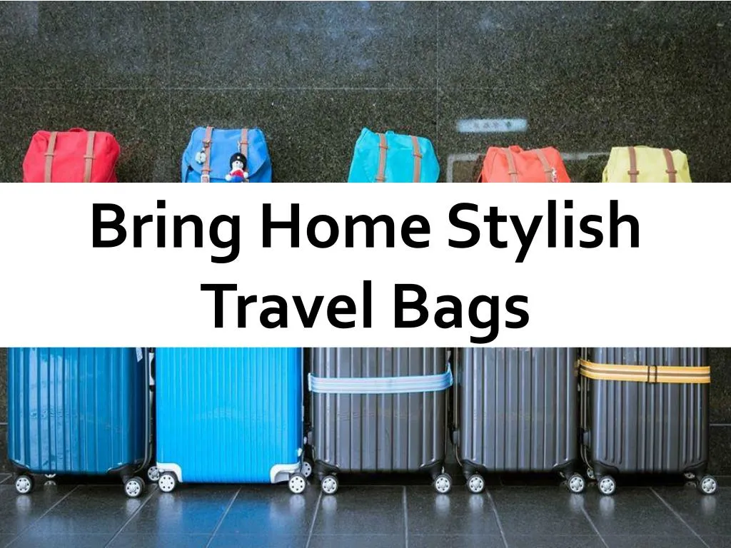 bring home stylish travel bags