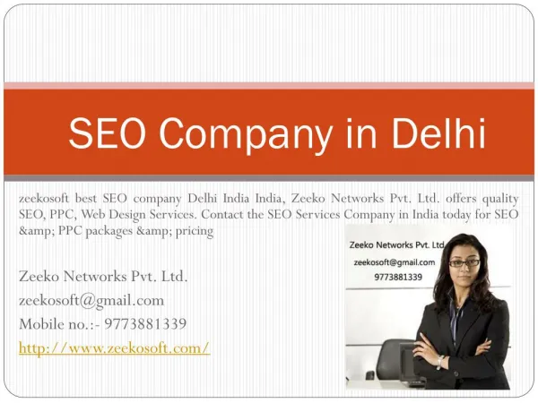 Seo Services in Delhi