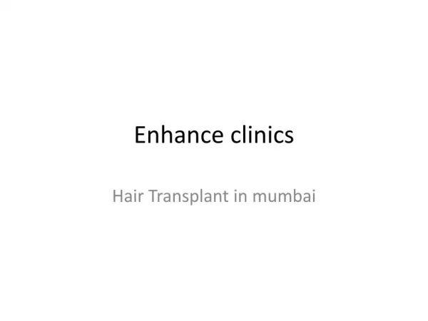 Hair transplant in mumbai