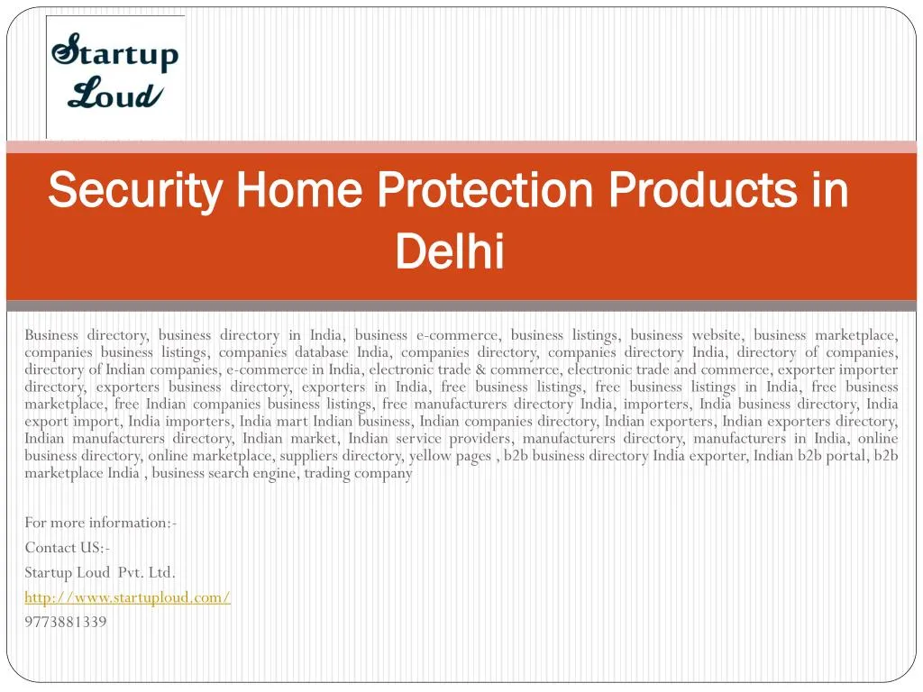 security home protection products in delhi