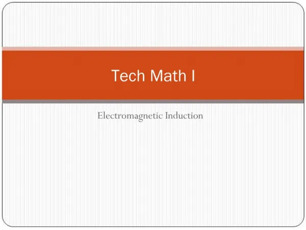 Tech Math I
