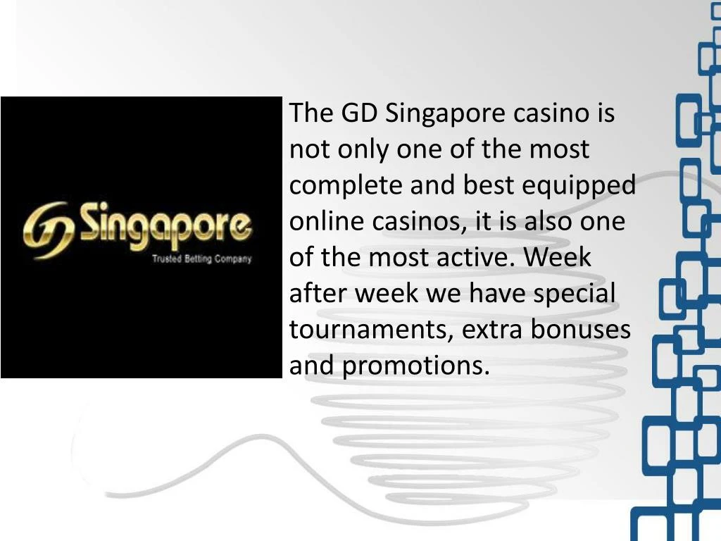 the gd singapore casino is not only