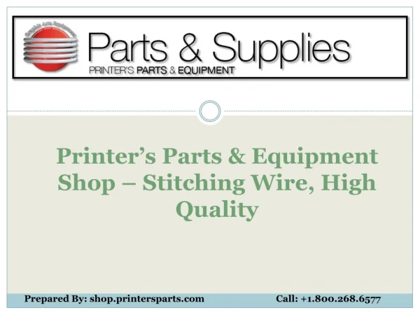 Buy Stitching Wire - Shop.printersparts