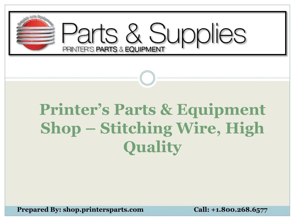 printer s parts equipment shop stitching wire
