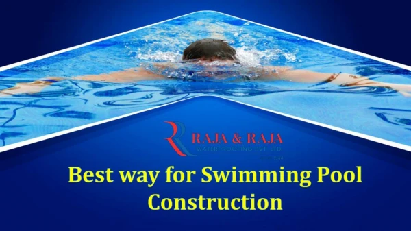 Swimming pool Construction Services