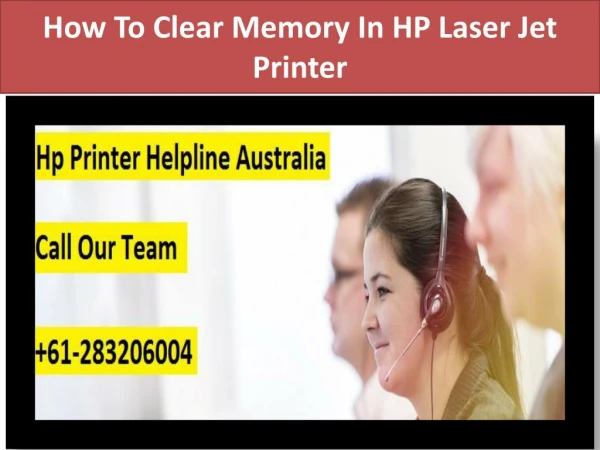 How to clear memory in HP Laser Jet Printer