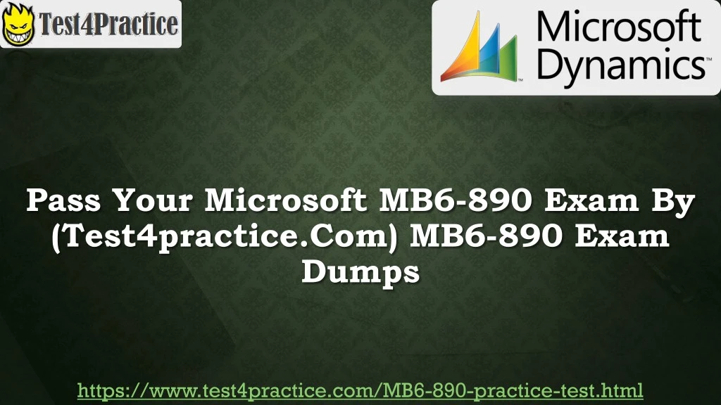 pass your microsoft mb6 890 exam by test4practice